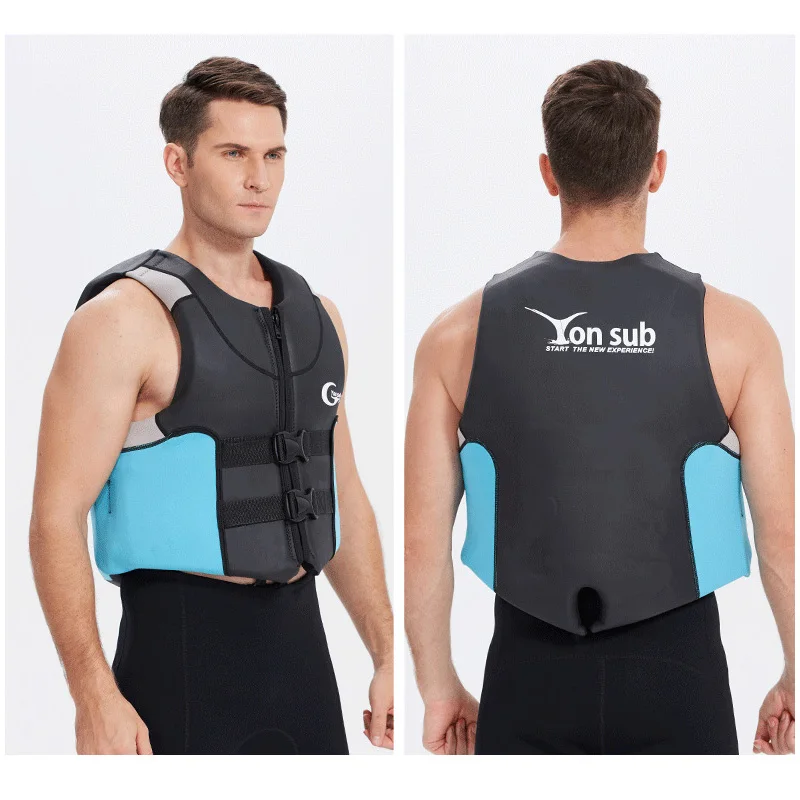 

Neoprene Life Jacket for Adults, Fishing Vest, Water Sports, Swimming, Surfing, Skating, Ski Rescue Boats, Drifting