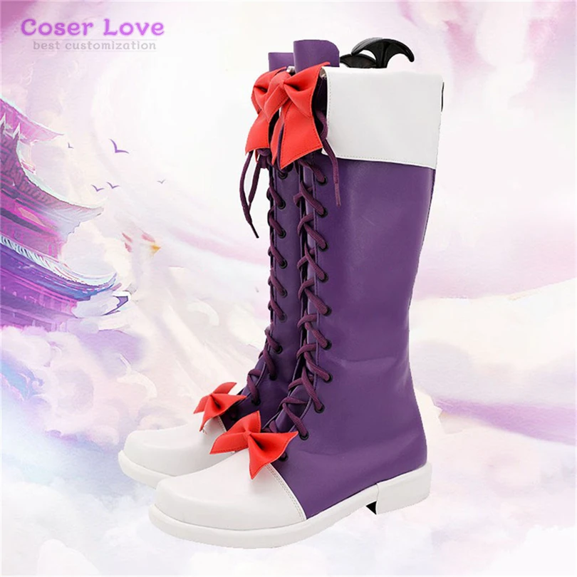 الشاهقة الغزو Tenkuu Shinpan خادمة ملثمين رجل تأثيري أحذية أحذية عيد الهالوين