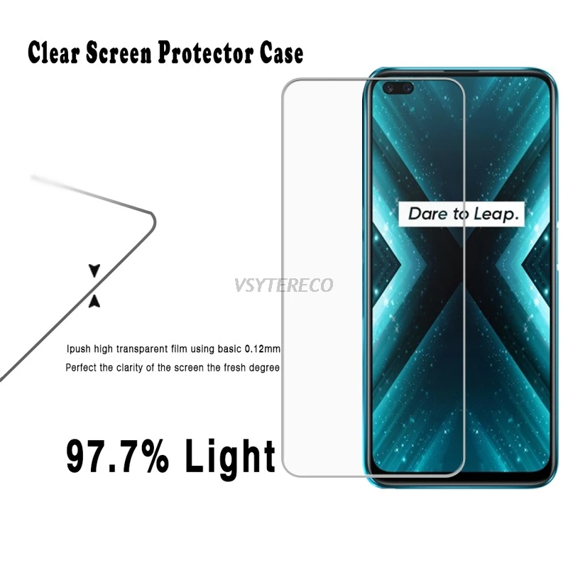 2-1PCS Tempered Glass for OPPO Reno Z 10x Zoom RX17 Neo Screen Protector for OPPO Realme X3 Super Zoom 5 Pro U1 Protective Film