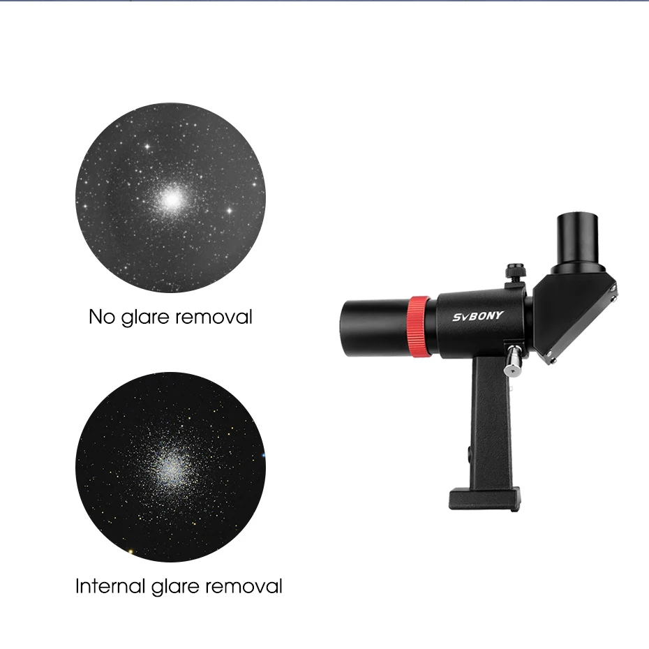Svbony SV182 Telescope 6x30 Right-Angle Correct-Image Optical Dot Finderscope Astronomy Scope Viewfinder