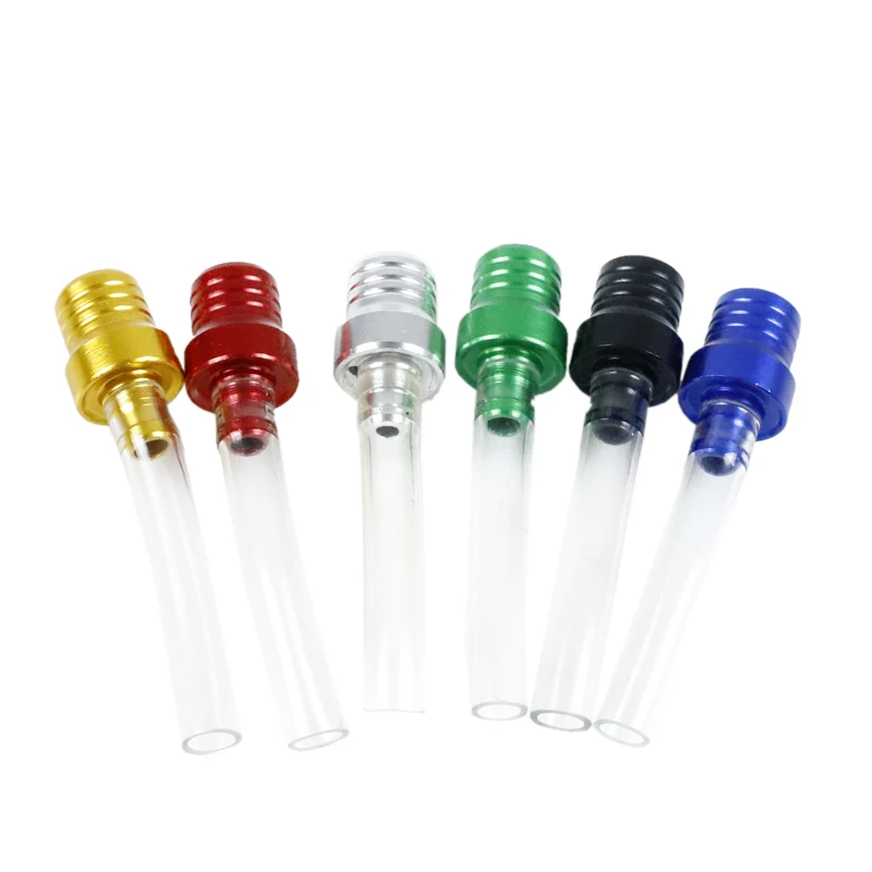 1PC Motorcycle Gas Fuel Cap 2 Way Valves Vent Breather Hoses Tubes For Motocross ATV Quad Dirt Pit Bike Fuel Tank Breather Pipe