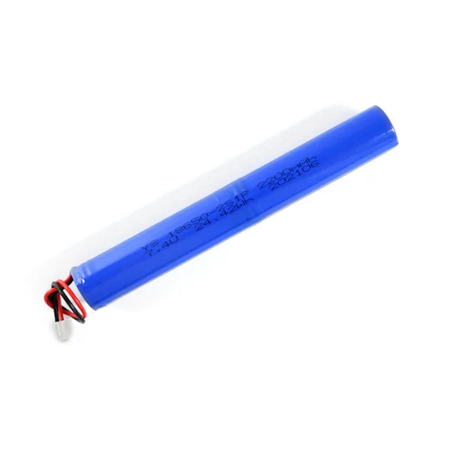 18650 akumulator litowy 2200mAh 7.4v 8.4v 9V z wtyczką 2 seria oświetlenie wędkarskie zabawka latarka LED model