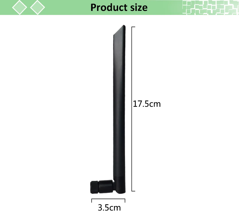 GWS 868MHz 915MHz Antenne 5dBi RP-SMA Anschluss GSM 915 868 MHz IoT Antenne für LoRa 21cm SMA Stecker /u.FL Pigtail Kabel – Detail 5
