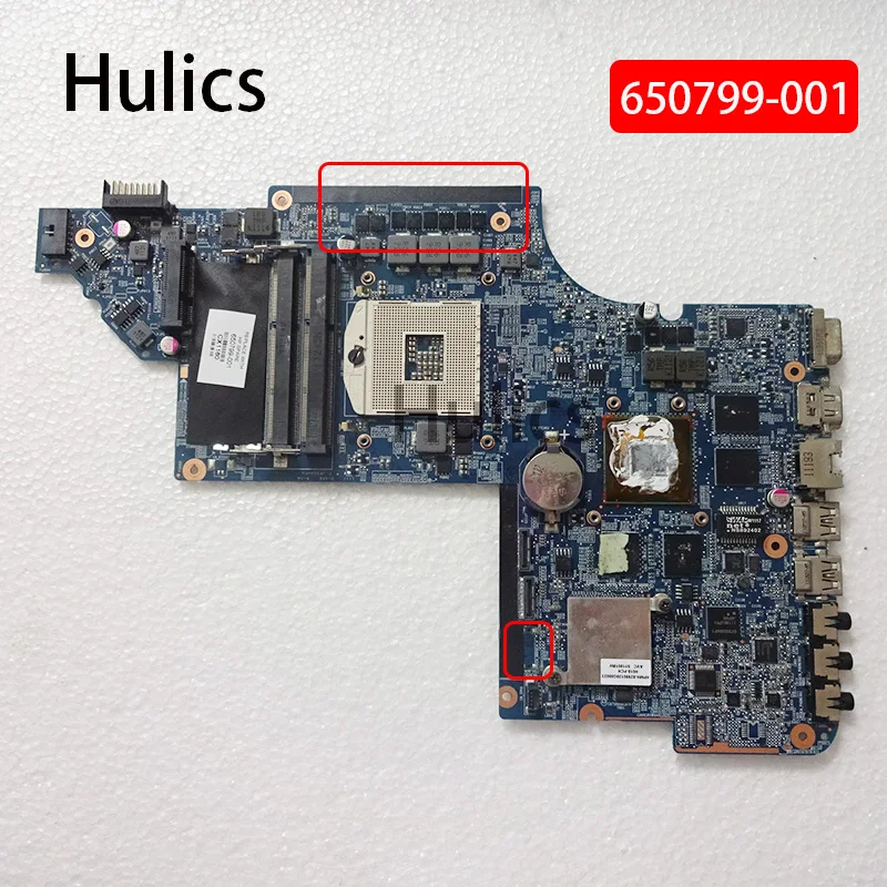 

Hulics Used Board 650799-001 For HP Pavillion DV6 DV6-6000 Laptop Motherboard HM65 DDR3