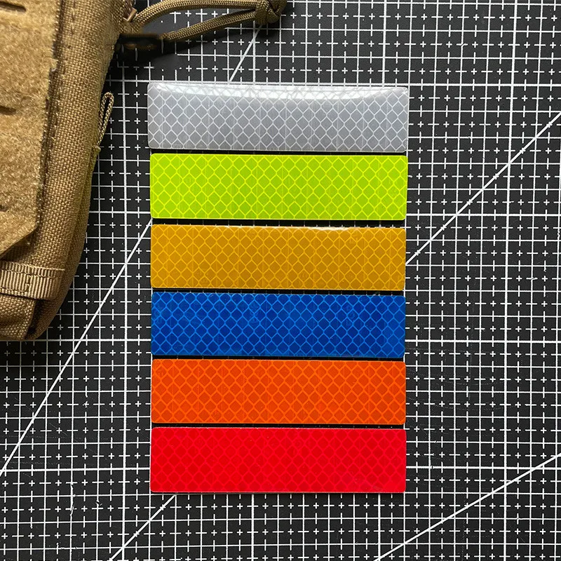 Highlight Reflective Strip Patch 3M Identification Chapter Reflective Chest Sticker Outdoor Night Running Backpack Safety Badge