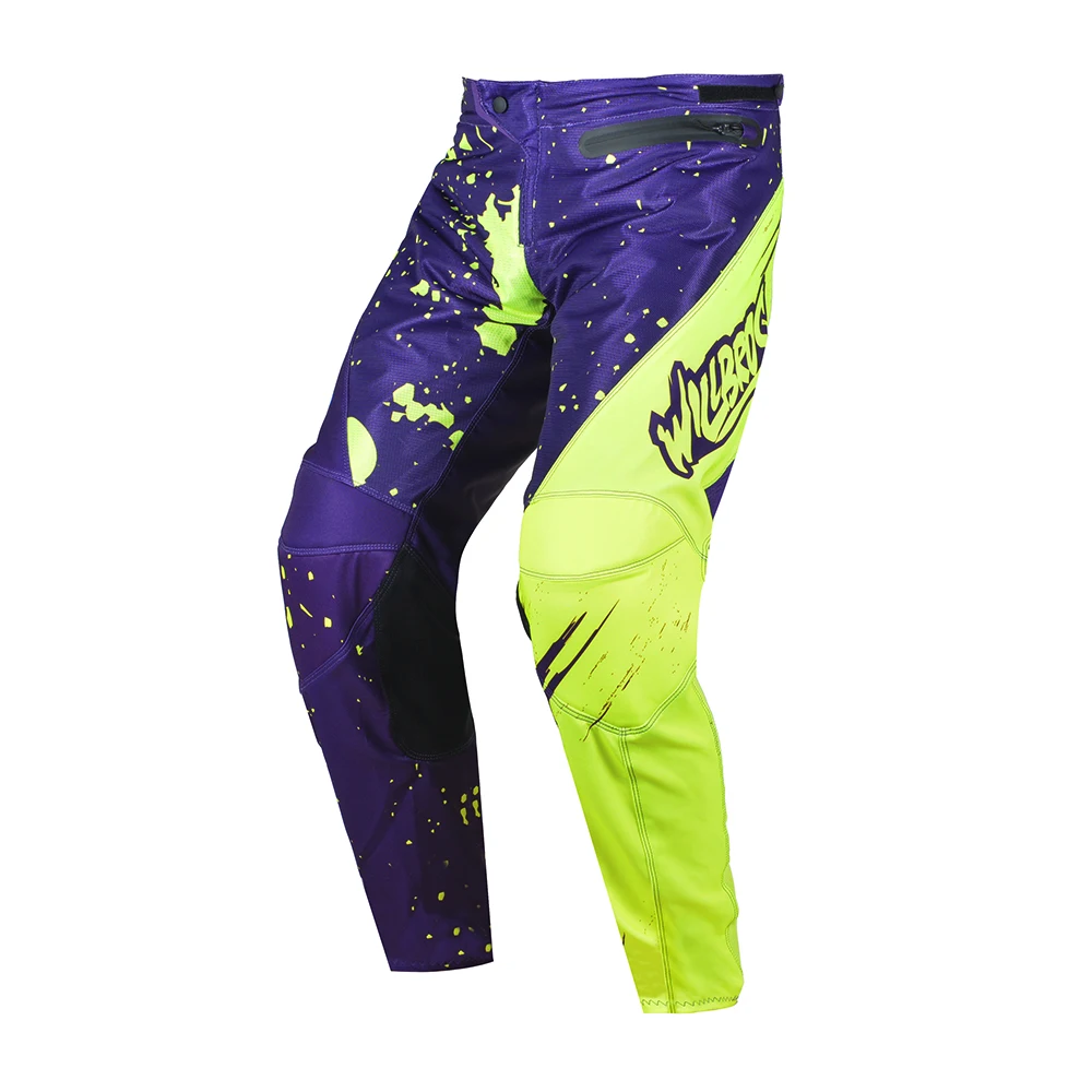 

Sprint Race Trousers MX BMX Dirt ATV UTV Mountain Bike Pants Cycling Offroad Willbros Motocross Racing Fluorescence Pants Men