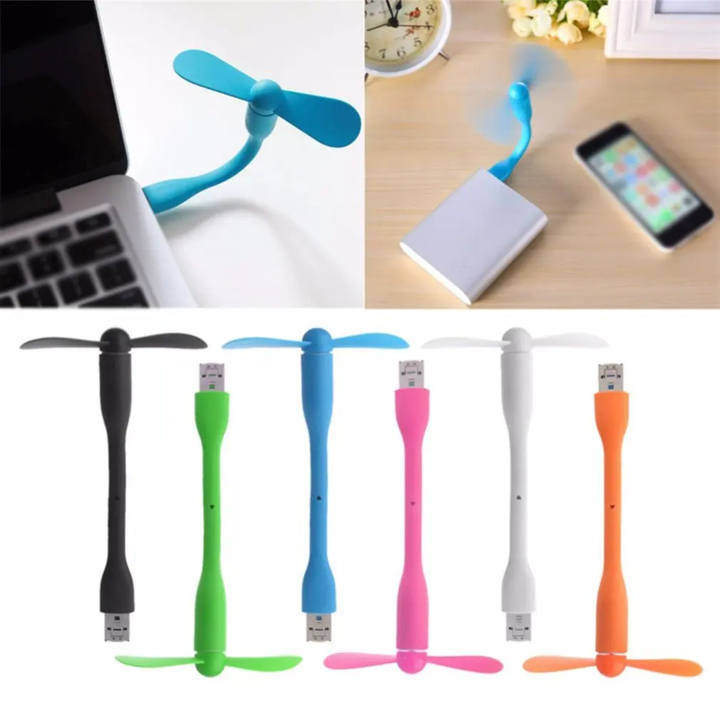 Big Sale! Mini 6 Colors Flexible Mini Handheld Usb Fan Portable Detachable Cooling Fan For laptop Usb Devices