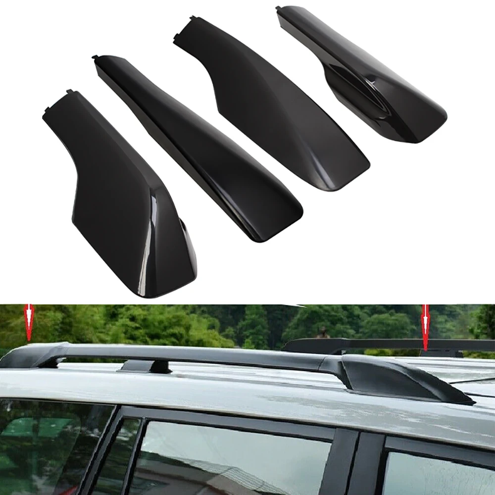 

For TOYOTA RAV4 RAV4 XA20 2001 2002 2003 2004 2005 ABS Roof Rack Bar Luggage Rack Rail End Replacement Cover Shell Case 4Pcs