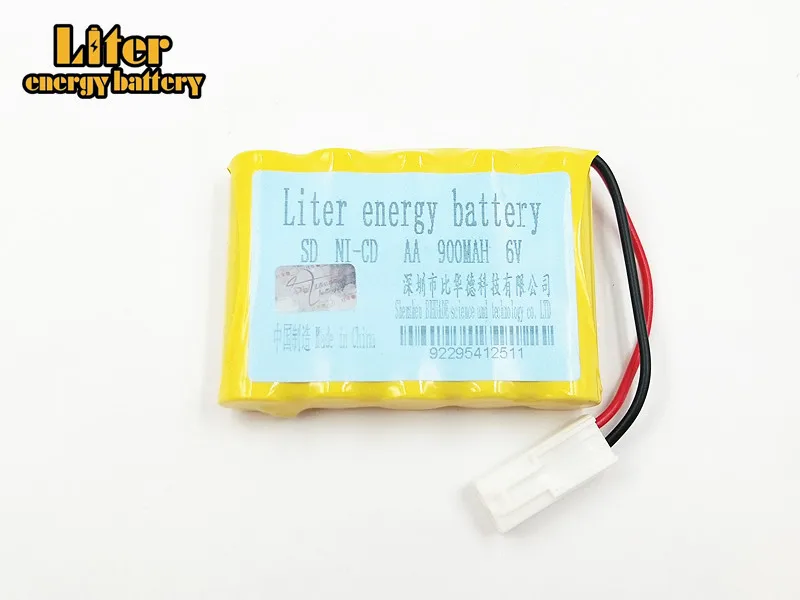 6v 900 mah AA NI-CD M brinquedos navio carro robô Elétrica Da Bateria recarregável 6.0v 900 mah