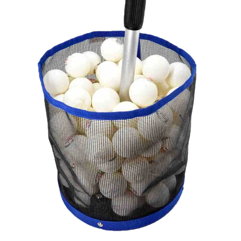 

2023 New Pingpong Ball Retriever Ball Pick Up Net Bag Table Tennis Picker Container Tool