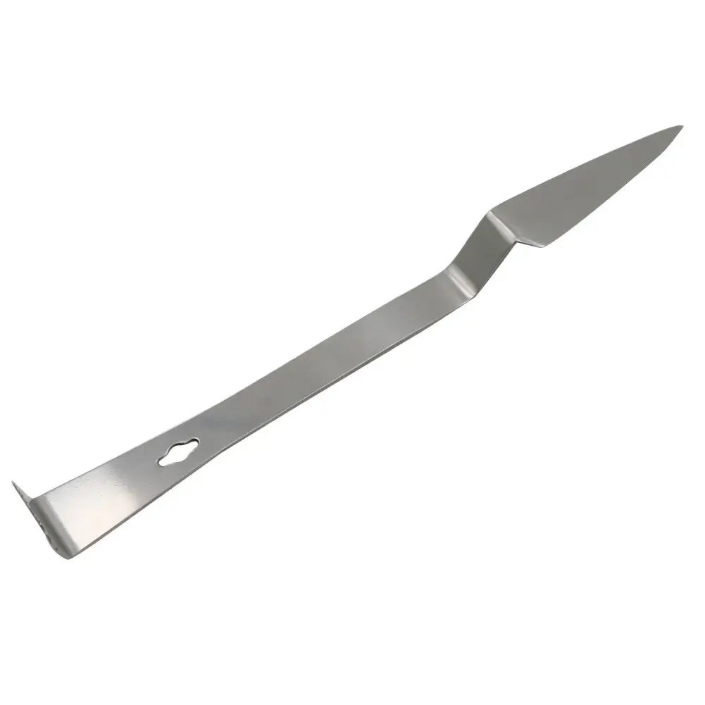 1Pcs Professional Beekeeping Stainless Steel Scraper Bright Plate Knife Honey Utility Knife Apiculture Cutting Fork