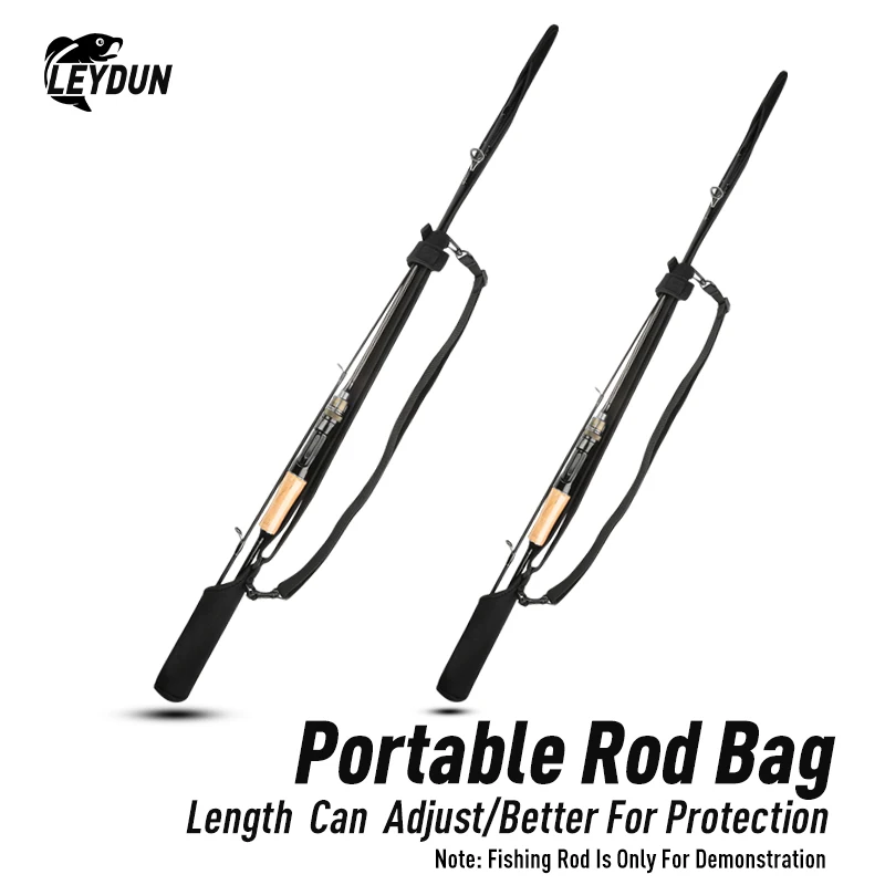 LEYDUN Fishing Rods Protection Rope 95cm-155cm Length Can Adjust Better For Protection Rods Pole Storage Bag Fishing Gear Tackle