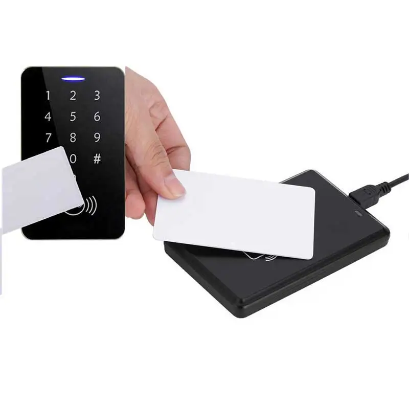 RFID Duplicator Copy 125khz White PVC Nfc Card Contactless Rewritable Writable Copiable Clone Duplicate Access Attendance Card