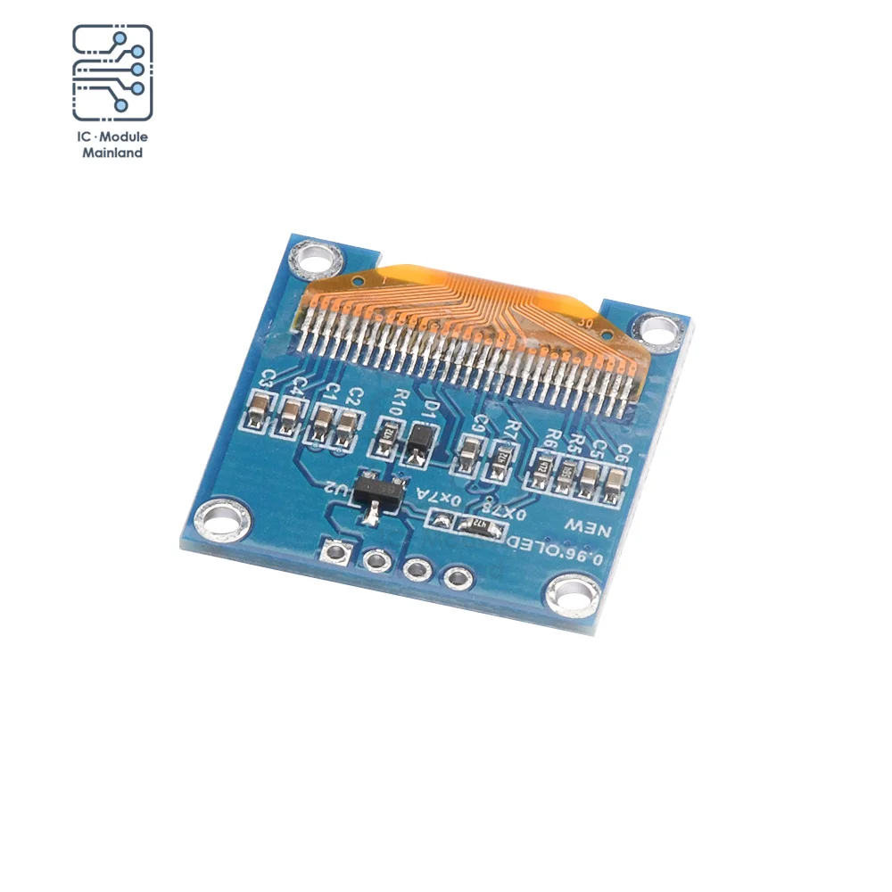 Оригинальный светодиодный модуль O SPI/IIC I2C 0,96 дюйма, белый/синий/желтый, синий, 0,96 дюйма, светодиодный модуль O 128X64 O, Светодиодный ЖК светодиодный дисплея для ARDUINO