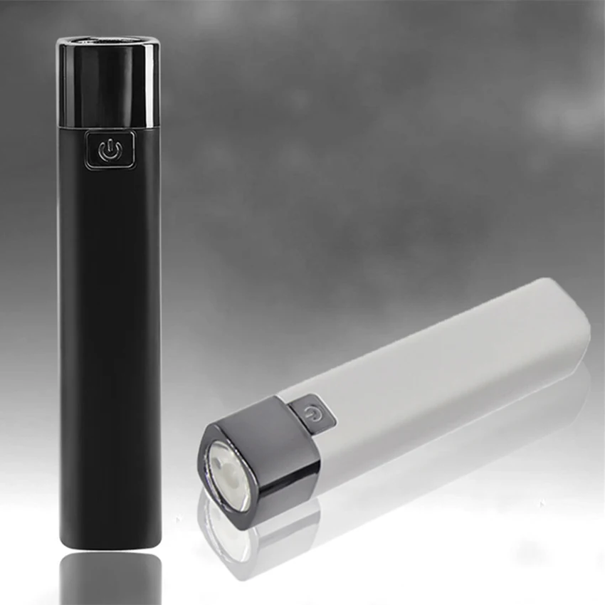 Rechargeable Flashlight, Lightweight Handheld Flashlight Power Bank LED Flashlight, Waterproof, 3 Modes for Hiking Camping