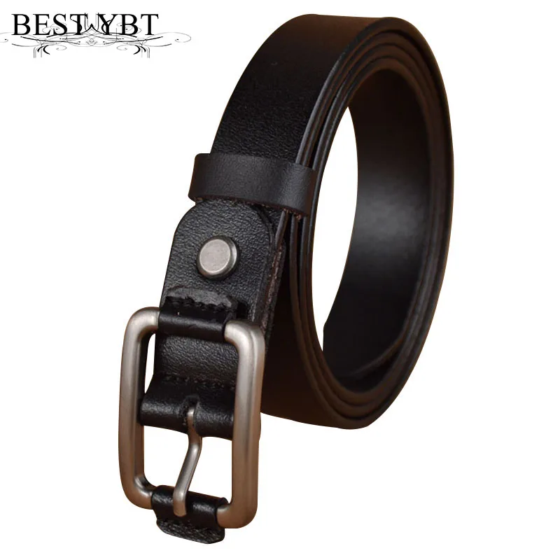 

Best YBT Boys Leather Belt Boy Student Alloy Buckle Belt Jeans Imitation Leather Belt Strap Pin Buckle Teens Children Kids Belt