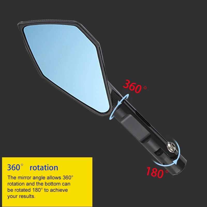 1 Pair Motorcycle Rear View Mirror for VFR800 HONDA VFR 800 2002-2008 V-TEC accessories Side Rearview Mirrors Motorbike Mirror