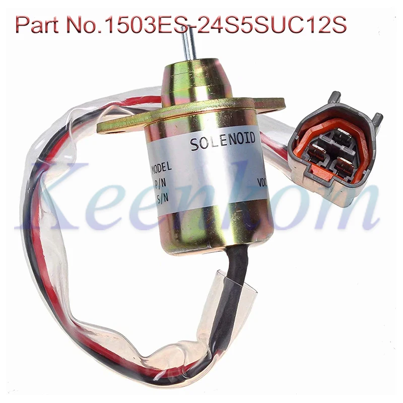 

Электромагнитный клапан остановки подачи топлива 1503ES-24S5SUC12S 12V для Yanmar TB235 3TNV88-BPTB2, для HYUNDAI R55-5 R60-5