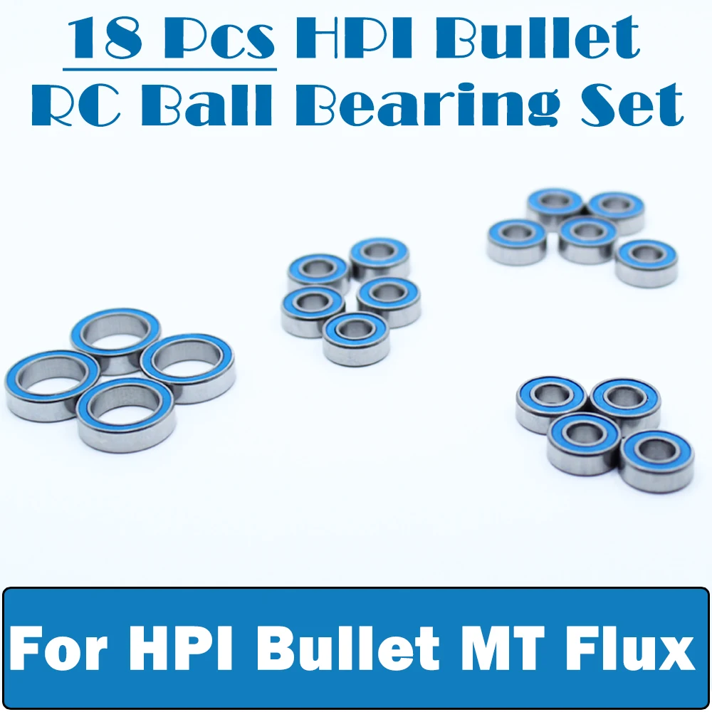 HPI Bullet RC Ball Bearing Set for HPI Bullet MT Flux ( 18 PCS ) Bearings