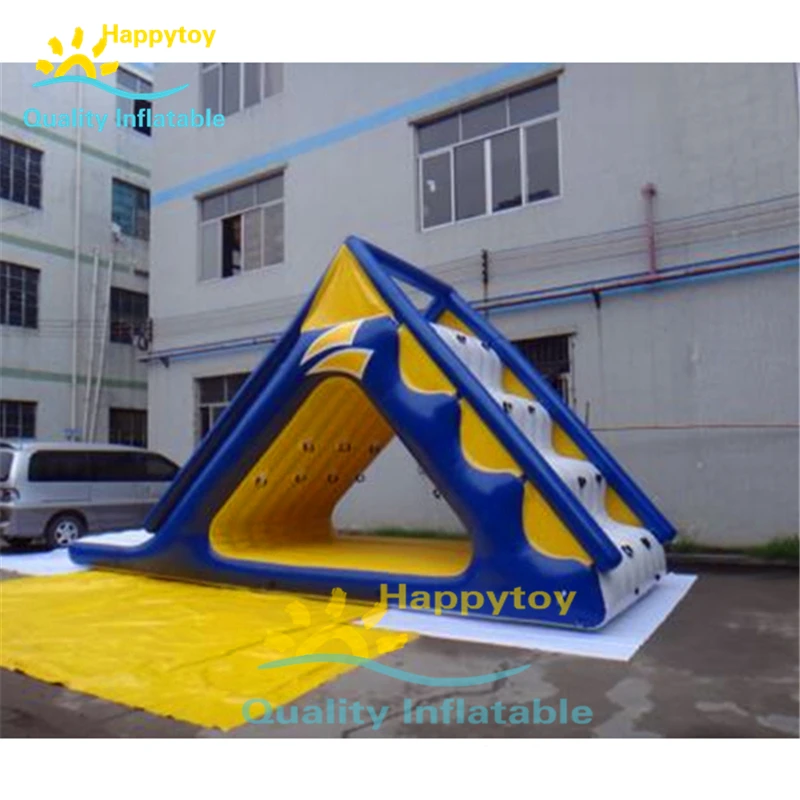 Sea Lake Water Toys Climbing Inflatable Water Tower Aqua Floating Water Slide