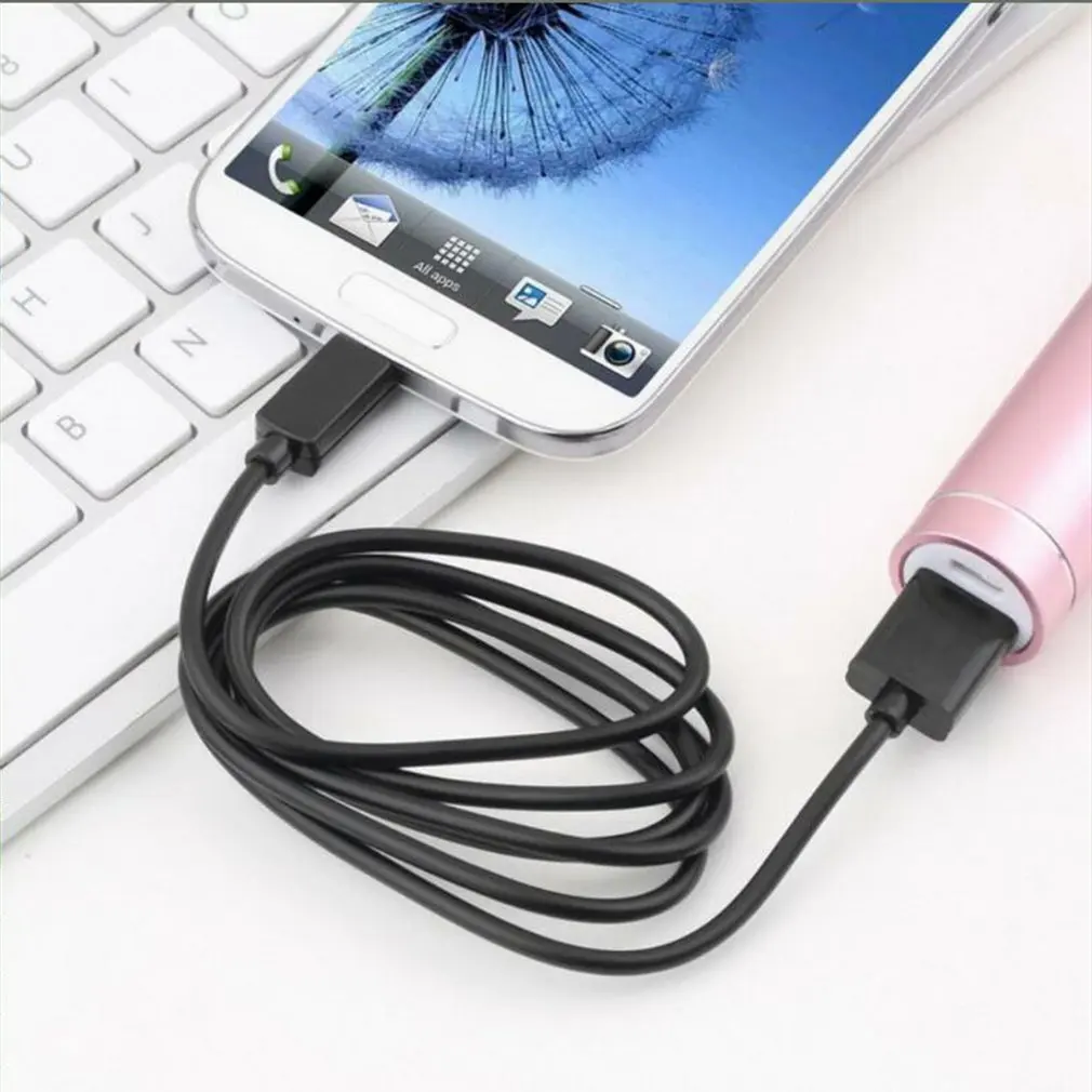 Kabel USB Pengisi Daya Cepat Kabel Data Ponsel Pengisi Daya Pendek Multiwarna Micro USB Pengisi Daya Pengatur Data Standar 1 M OCDAY 1A