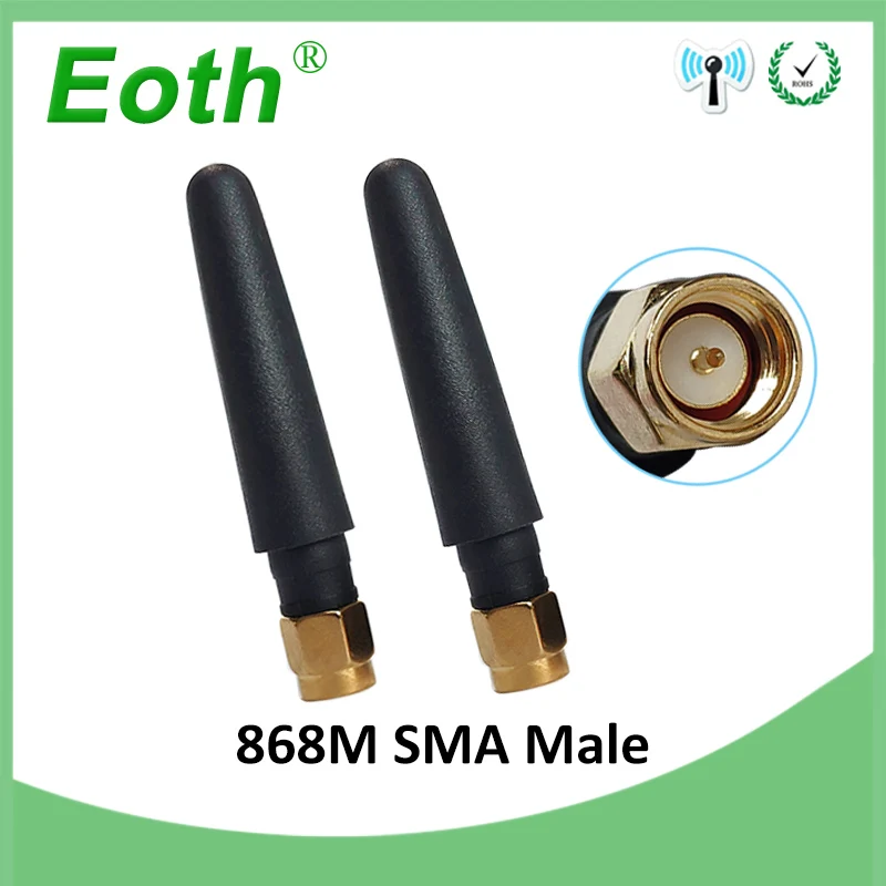 

EOTH 5 шт. 868 МГц Антенна 2 ~ 3dbi sma мама 915 МГц lora антенна pbx iot модуль lorawan сигнальный приемник антенна с высоким коэффициентом усиления