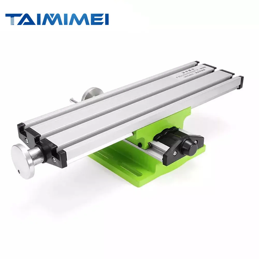 TAIMIMEI Mini Precision Milling Machine Worktable Multifunction Drill Vise Fixture Working Table Cross Slide Table