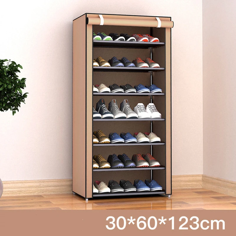 Bluedeer Non-woven Fabric Storage Shoe Rack Hallway Cabinet Organizer Holder 8 Layers Assemble Shoes Shelf DIY Home Furniture