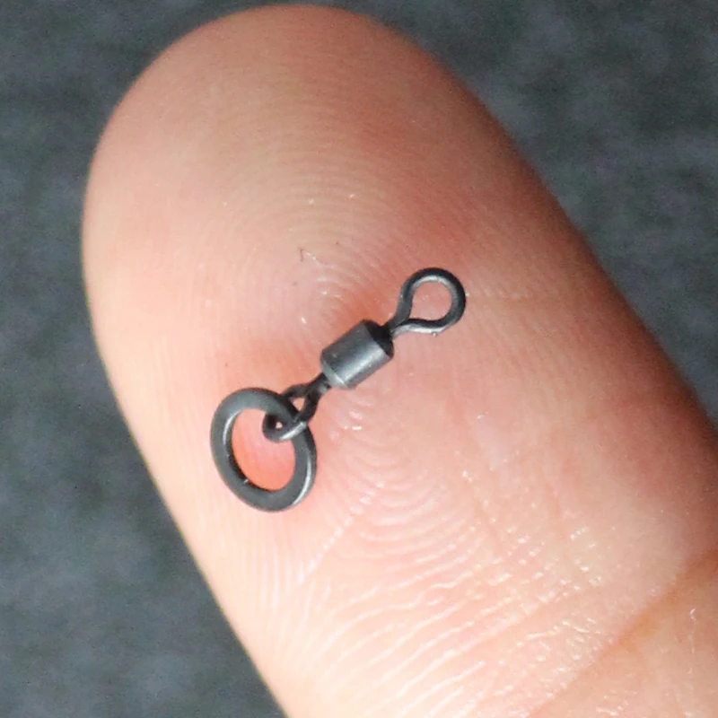 Anillos giratorios flexibles de cambio rápido para aparejos pelo carpa - imagen 3