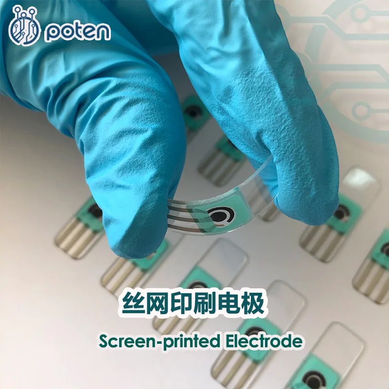 

Screen Printing Electrode Flexible Electrode Wearable Three Electrode Electrochemical Workstation Accessories SPEC