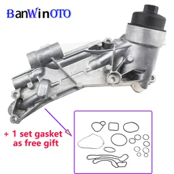 Motore Radiatore Olio Filtro di Montaggio In Alluminio per GM Chevrolet Cruze Aveo di Sonic G3 Orlando Opel Vauxhall Astra 93186324 55353322