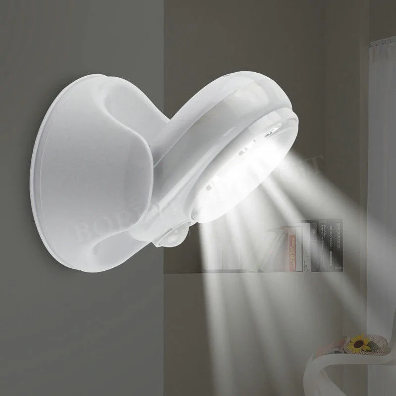 Wireless Infrared Motion Activated Sensor Light Lamp 360 Degree Rotation Motion Wall Lamps toilet night light Outdoor Lights