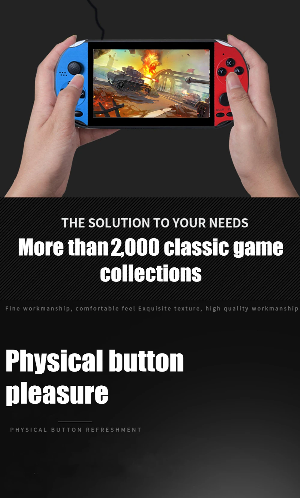 وحدة تحكم ألعاب فيديو ريترو للأطفال ، وحدة تحكم ألعاب فيديو محمولة ، أركيد ، جهاز محاكاة صغير ، صندوق كلاسيكي الرجعية للألعاب