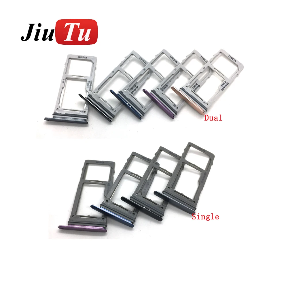 Jiutu-Adaptador de tarjeta SIM OEM y soporte de bandeja de tarjeta Micro SD para Samsung Galaxy S10 Ultra 5G, carcasas originales para teléfono