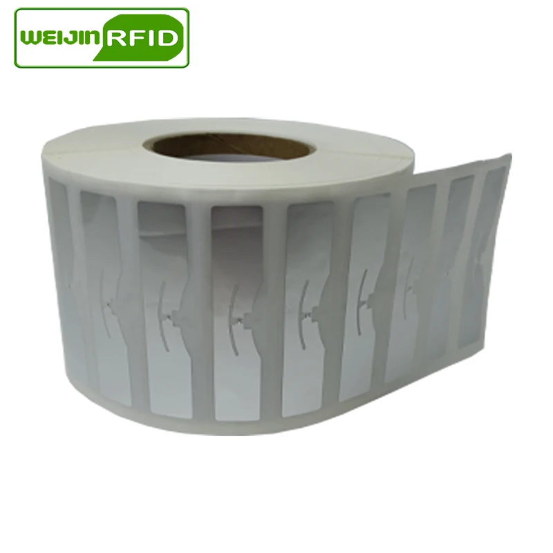 Imagem -04 - Rfid Tag Uhf Adesivo Estrangeiro 9654 9954epc 6c Embutimento Molhado Hihiggs9 500 Peças Adesivo Etiqueta Passiva