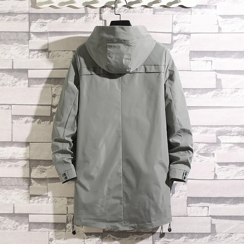 2024 new arrival spring coat men high quality trench coat men,autumn men\'s casual jackets and overcoat ,plus-size M-4XL