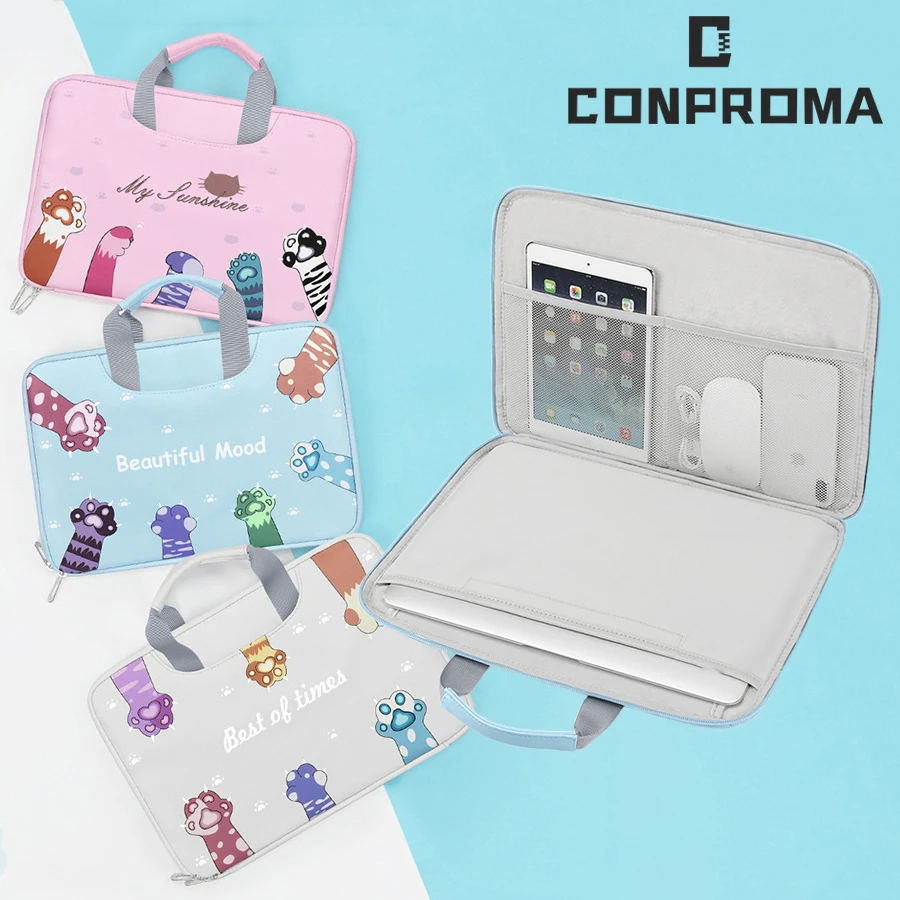 

Laptop Bag Portable Computer Bag IPad Case Cartoon Apple Liner Bag for Macbook Air Pro 13.3 14 15.6 Xiaomi Sleeve Notebook