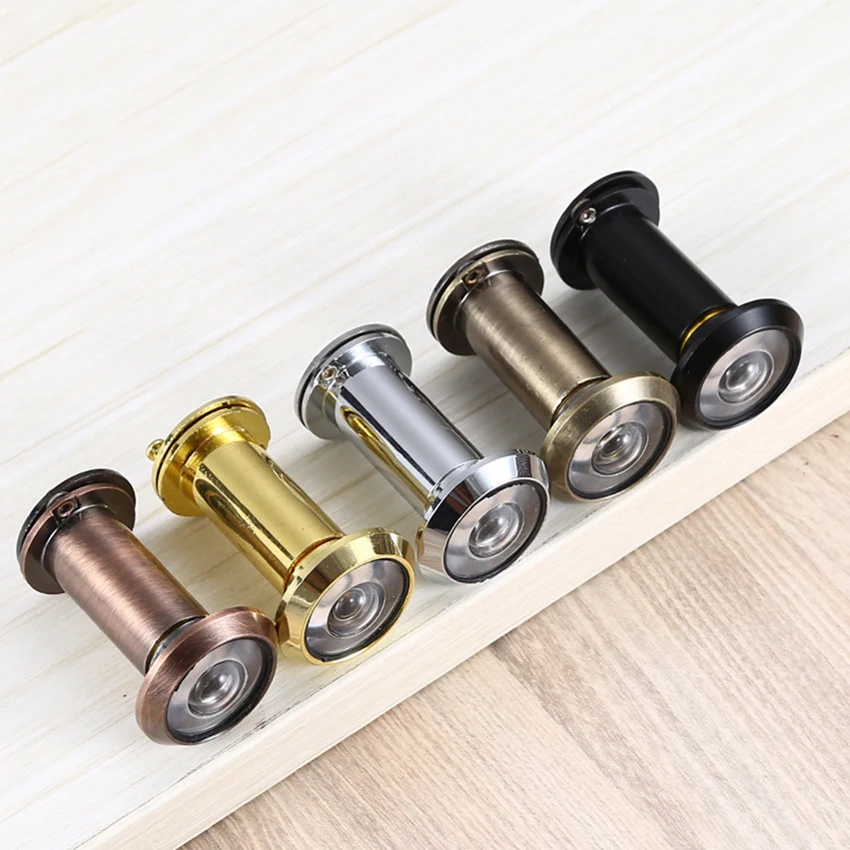 16MM Door Viewer HD Glass Lens Wide Angle Peephole Security Hidden Door Adjustable Glass Lens For Furniture Hardware Tools