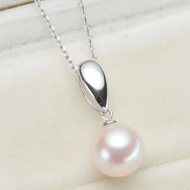 Manufacturers Direct Selling S925 Silver Pendant Mountings New Style Pendant base Silver Gemstone Pearl Pendant Parts Wholesale