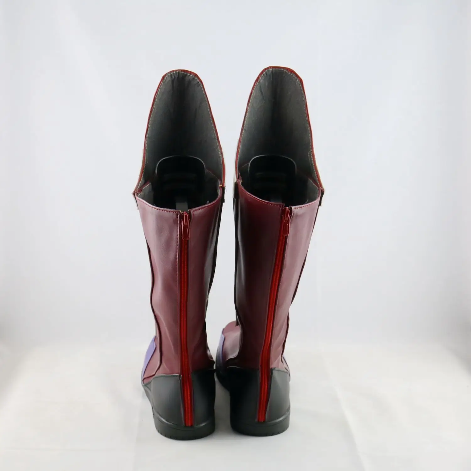 Bottes de Cosplay en faux cuir, accessoires de déguisement de Super-héros Vision Victor shadow, chaussures fantaisie de carnaval d'halloween