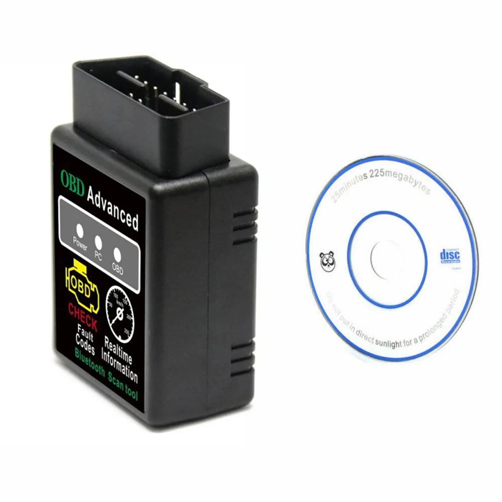 HHOBD zaawansowana kontrola ELM327 Bluetooth OBD2 HH OBD V1.5, kod błędu usunąć skaner kodów usterek do diagnostyki samochodowej