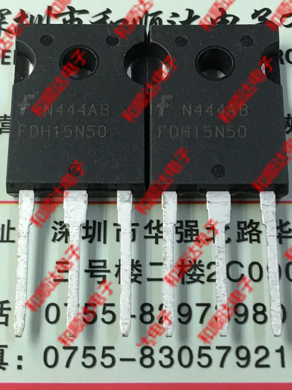 

10PCS FDH15N50 TO-247 500V 15A