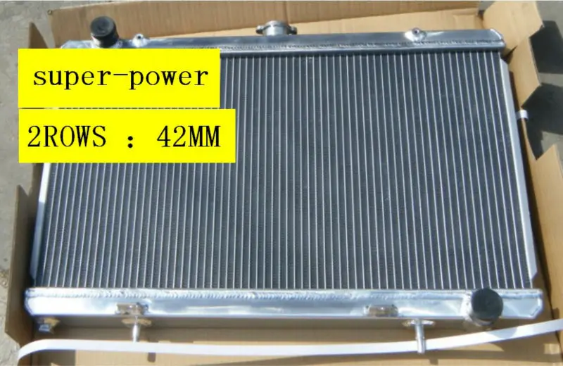 Radiador totalmente de aluminio para nissan S13 S14 S15 240SX/radiador totalmente de aluminio para nissan sr20det