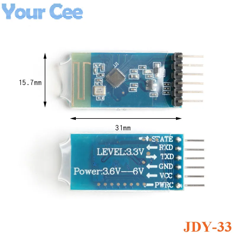 JDY-33 Dual Mode Module Slave Serial Port SPP-C JDY33 Ble 3.0 SPP-C Compatible HC-05 HC-06