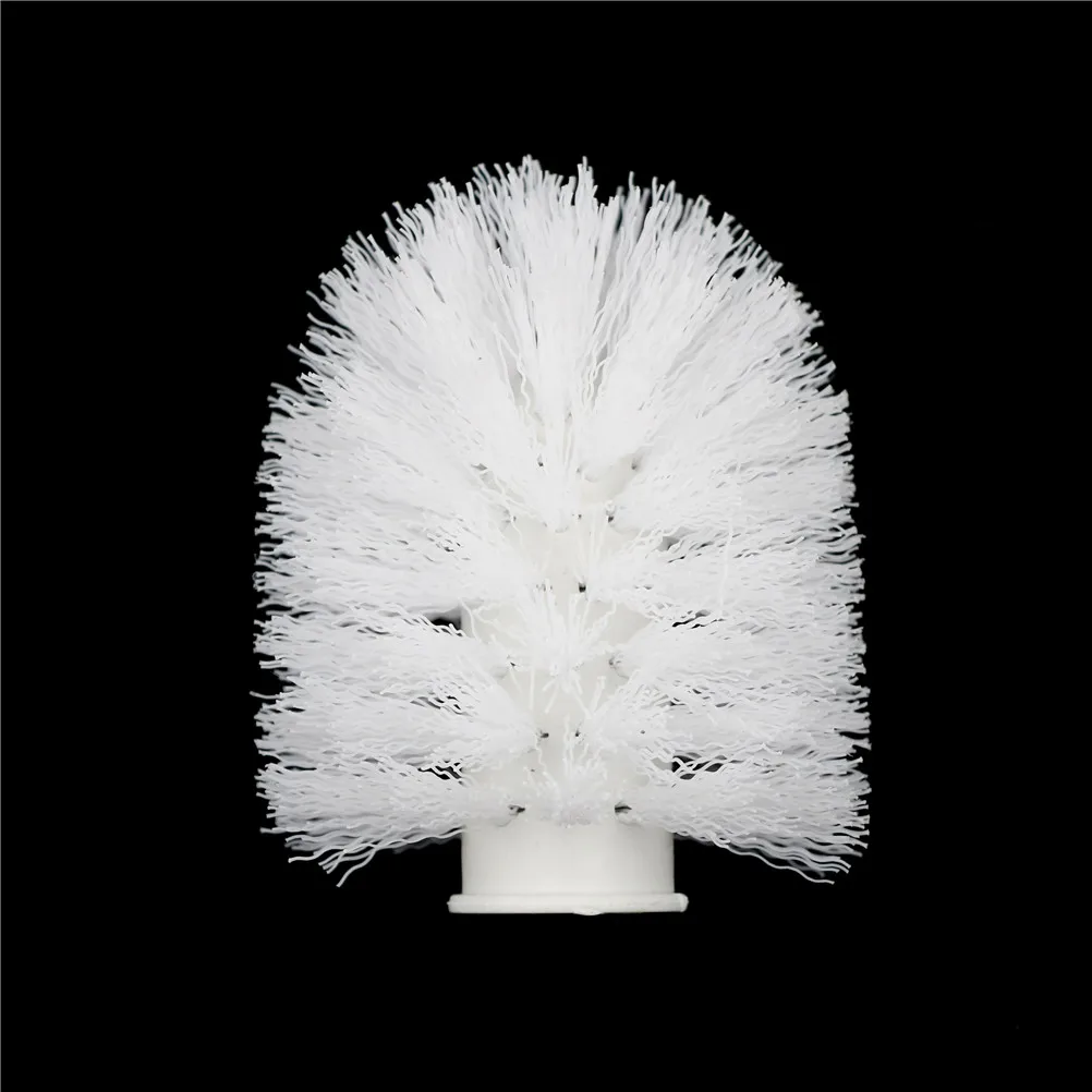 1 Pcs Replacement Bathroom WC Clean Spare Accessories Cleaning Brush Head For Toilet White Toilet Brush Head Holder 75*90mm