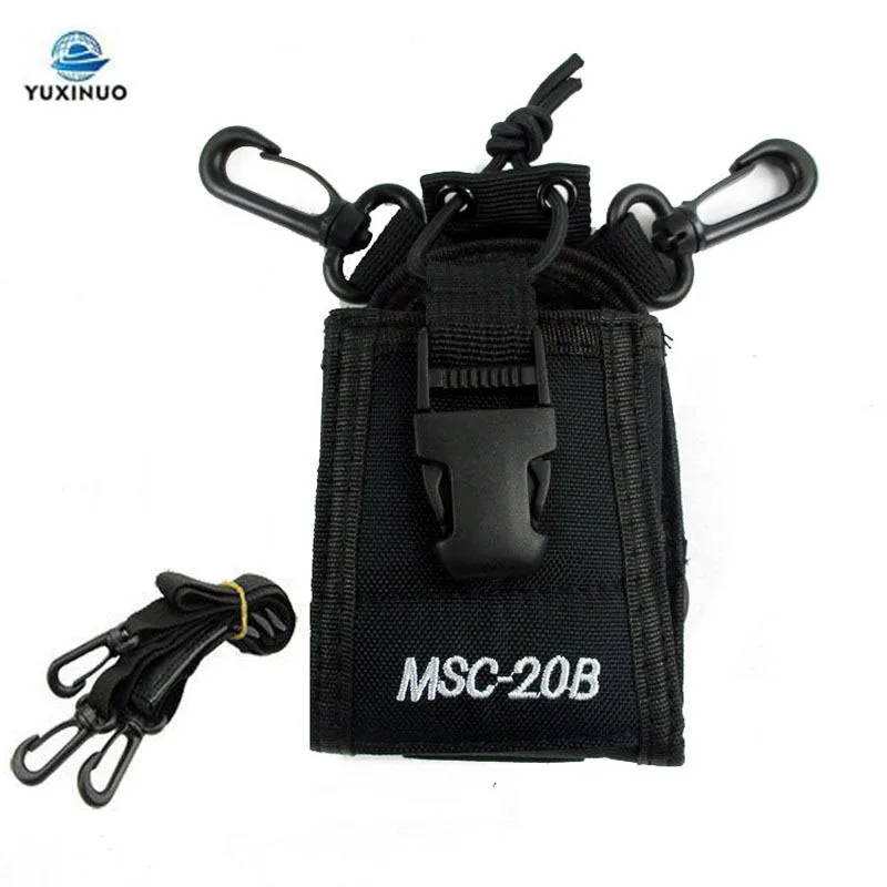 

MSC-20B Walkie-Talkie Universal Nylon Pouch Bag Holster Carry Cover Case for Baofeng Radio UV-5R UV-9R UV-82 888S MD-380 GT-3