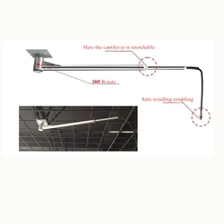 Wash Car High Pressure Cantilever 360 Degree Rotary Arm