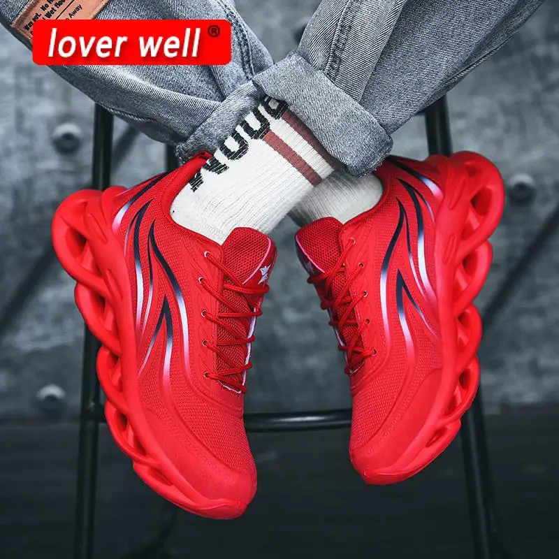 Men Sneakers Breathable Mesh Outdoor Sport Shoes Spring Summer  Hollow Sole Training Running Shoes Zapatos De Hombre