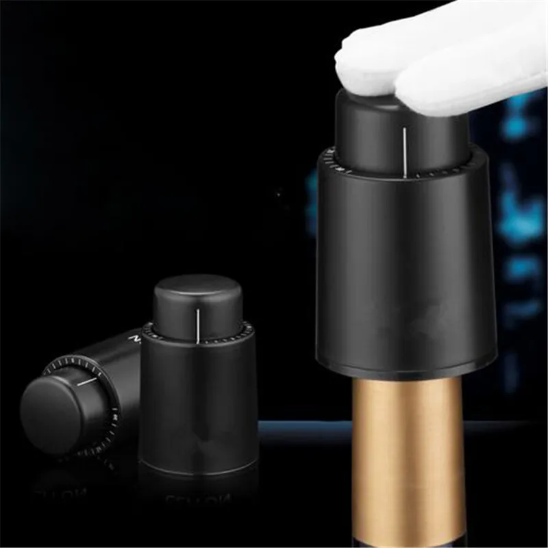 ใหม่ไวน์ Corkscrew Stopper ไวน์สูญญากาศไฟฟ้าวงกลม Joy Wine Corks โลหะไฟฟ้า Corkscrew อุปกรณ์ครัว