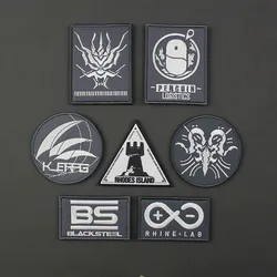 Anime games Tomorrow's Ark Badge Embroidered stickers Patch Rhodes Island DIY knight Patches For Clothing Ark knights